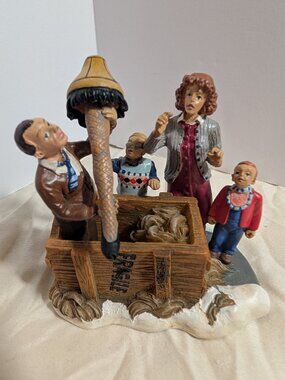 Department 56 A Christmas Story Isn't it Beautiful Leg Lamp Arrival retired 2008